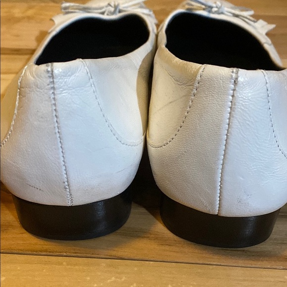 Etienne Aigner Cream Ballet Flats - Picture 9 of 14